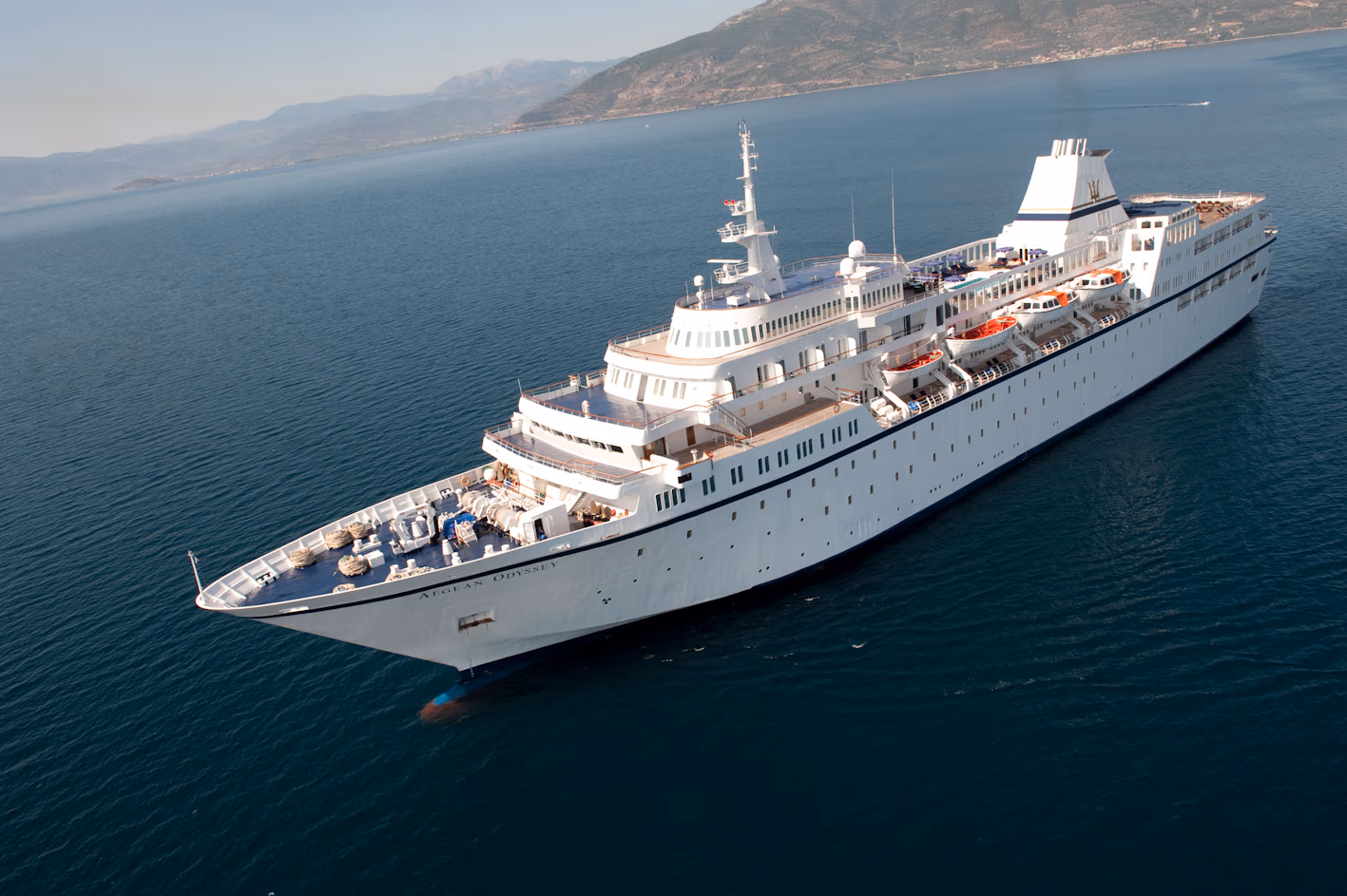 MV Pelagic Regent sailing between Atlantic volcanic islands